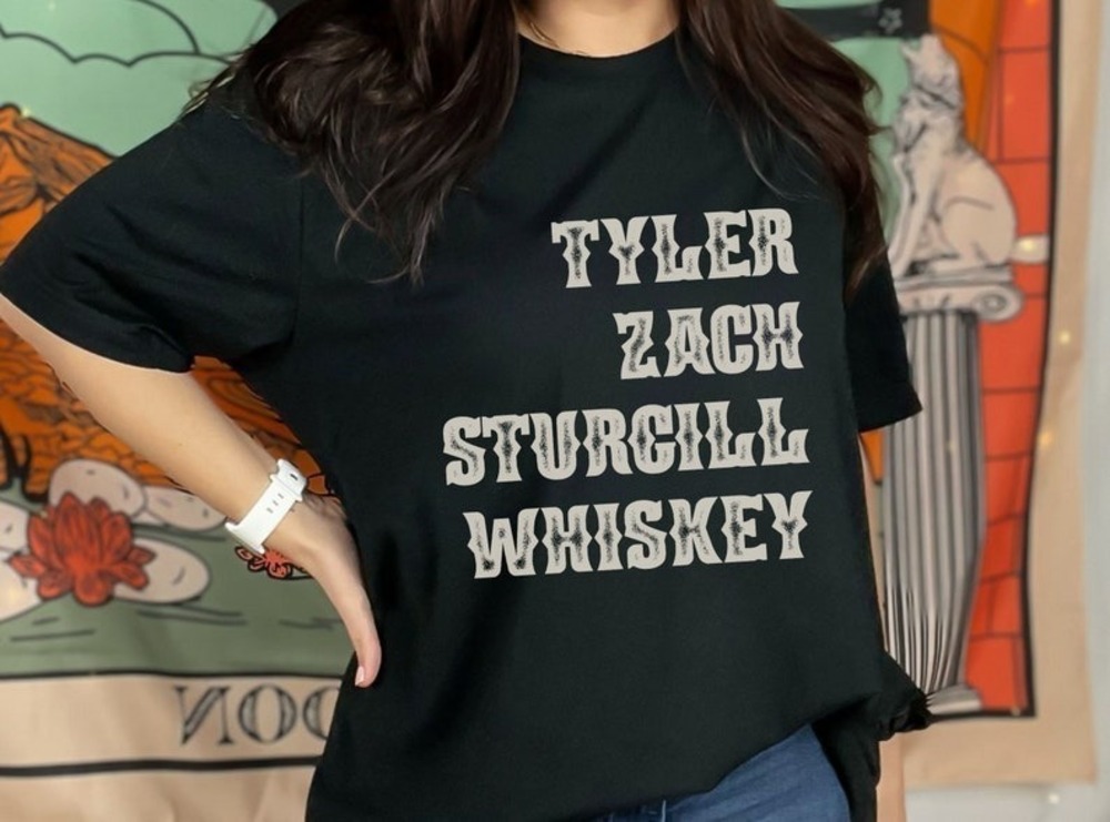 Tyler Zach Sturgill Whiskey Shirt Childers Bryan Simpson Myers Country Fan Tee